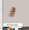 Terracotta fragment of a closed shape, Terracotta, Greek, Attic