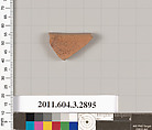 Terracotta fragment of an undetermined shape, Terracotta, Greek, Attic