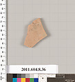 Terracotta fragment of a closed shape, Terracotta, Greek, Corinthian?