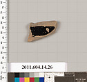 Terracotta fragment of an undetermined open shape, Terracotta, Unknown fabric