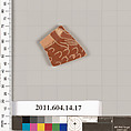 Terracotta fragment of an undetermined closed shape, Terracotta, Unknown fabric