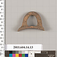 Terracotta fragment of a skyphos?, Terracotta, Unknown fabric