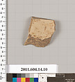 Terracotta fragment of an undetermined shape, Terracotta, Unknown fabric