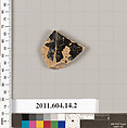 Terracotta fragment of a closed shape, Terracotta, Unknown fabric