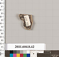Terracotta fragment of a closed shape, Terracotta, Greek, Corinthian?