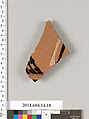 Terracotta fragment of a krater?, Terracotta, Unknown fabric