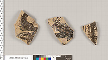 Terracotta fragments of an undetermined closed shape, Terracotta, Unknown fabric