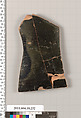 Terracotta fragment of a krater (deep bowl)?, Terracotta, Etruscan