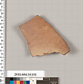 Terracotta fragment from a closed shape, Terracotta, Etruscan