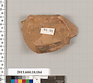 Terracotta fragment of a stamnos (jar), Terracotta, Etruscan