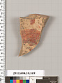 Terracotta fragment of an amphora (jar)?, Terracotta, Etruscan, Subgeometric, probably Caeretan