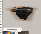 Terracotta fragment of a "fish plate"?, Terracotta, Etruscan