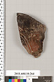 Terracotta fragment of an undetermined shape, Terracotta, Etruscan