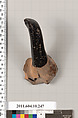 Terracotta fragment of a krater (deep bowl)?, Terracotta, Etruscan