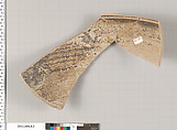 Terracotta fragment of an open shape, Terracotta, Greek, Corinthian