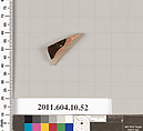 Terracotta fragment of a kylix (drinking cup), Terracotta, Etruscan