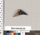 Terracotta fragment of a kylix (drinking cup), Terracotta, Etruscan