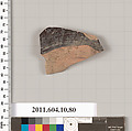 Terracotta fragment of a bowl, Terracotta, Etruscan