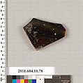 Terracotta fragment of a bowl, Terracotta, Etruscan