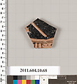 Terracotta fragment of a kylix (drinking cup), Terracotta, Etruscan