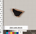 Terracotta fragment of a kylix (drinking cup), Terracotta, Etruscan