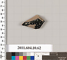 Terracotta fragment of a kylix (drinking cup), Terracotta, Etruscan