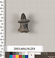 Terracotta fragment of a kyathos (single handed cup)?, Terracotta, Etruscan