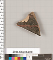Terracotta fragment from a closed shape, Terracotta, Etruscan