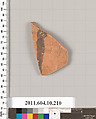 Terracotta fragment of an amphora (jar), Terracotta, Etruscan