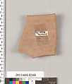 Terracotta fragment of a closed shape, Terracotta, Greek, South Italian, Campanian