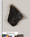 Terracotta fragment of an open shape, Terracotta, Greek, South Italian?