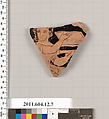 Terracotta fragment of a krater (deep bowl)?, Terracotta, Greek, South Italian, Apulian