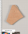 Terracotta fragment of a closed shape, Terracotta, Greek, South Italian, Apulian