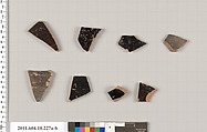 Terracotta fragments of closed shapes, Terracotta, Etruscan