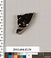 Terracotta fragment of a krater (deep bowl), Terracotta, Greek, South Italian?