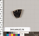 Terracotta fragment of a skyphos (deep drinking cup)?, Terracotta, Greek, South Italian, Gnathian