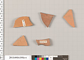Terracotta fragments of closed shapes, Terracotta, Greek, Attic