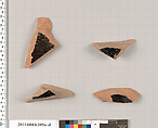 Terracotta fragments of closed shapes, Terracotta, Greek, Attic
