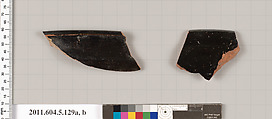 Terracotta rim fragments of stemless kylikes (drinking cups)?, Terracotta, Greek, Attic