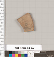 Terracotta fragment from a closed shape, Terracotta, Unknown fabric