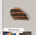 Terracotta fragment from a closed shape, Terracotta, Unknown fabric