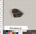 Terracotta fragment of a bowl or plate?, Terracotta, Greek, Attic