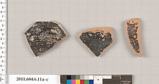 Terracotta fragments of open shapes, Terracotta, Greek, Attic