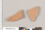 Terracotta fragments of closed shapes, Terracotta, Greek, Attic