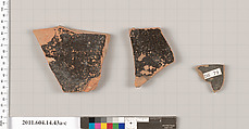 Terracotta fragments of open shapes, Terracotta, Unknown fabric