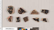 Terracotta fragments of open shapes, Terracotta, Greek, Attic