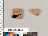 Terracotta rim fragments of kylikes (drinking cups), Terracotta, Greek, Attic