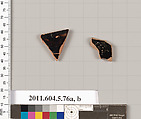 Terracotta fragments of kylikes (drinking cups), Terracotta, Greek, Attic