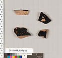 Terracotta fragments of kylikes (drinking cups), Terracotta, Greek, Attic