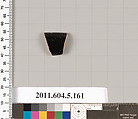 Terracotta rim fragment of a kylix (drinking cup)?, Terracotta, Greek, Attic